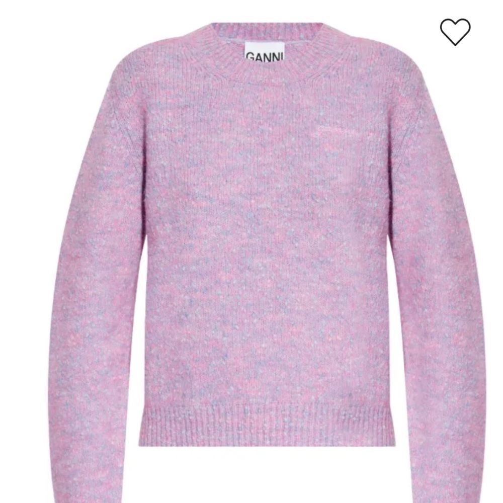 GANNI Mélange Effect Sweater NWOT Size Small